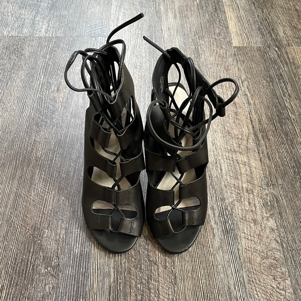 Jeffery Campbell Strappy Lace-Up Heels